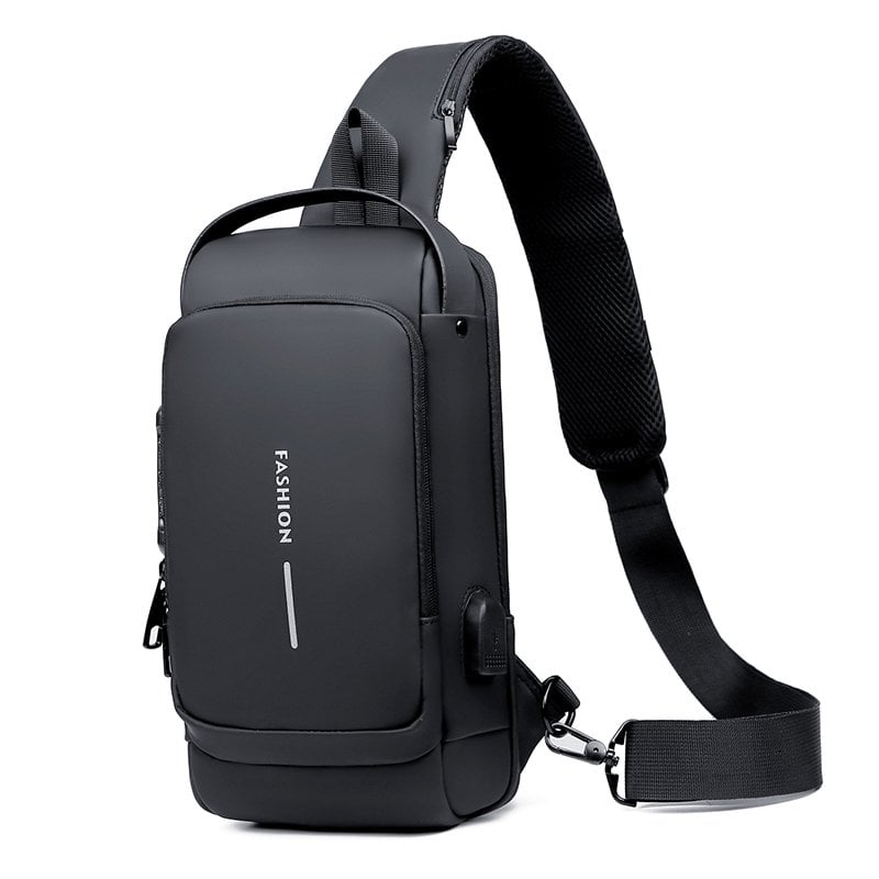 Héctor | Bolsa de deporte- bandolera con función de carga USB