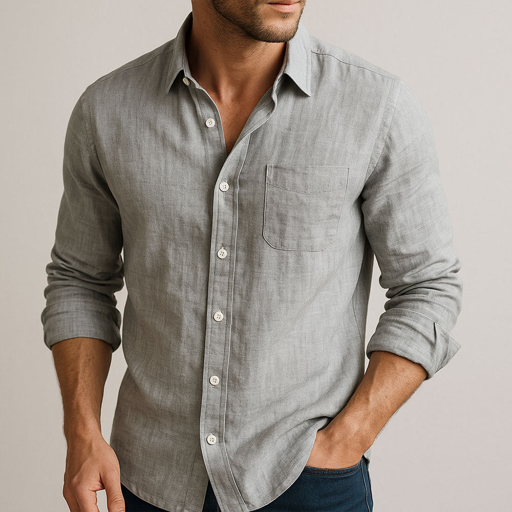 Camisa de lino esencial