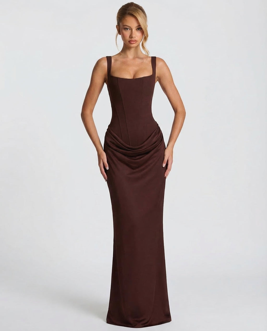 SOFÍA | VESTIDO MAXI RELOJ DE ARENA