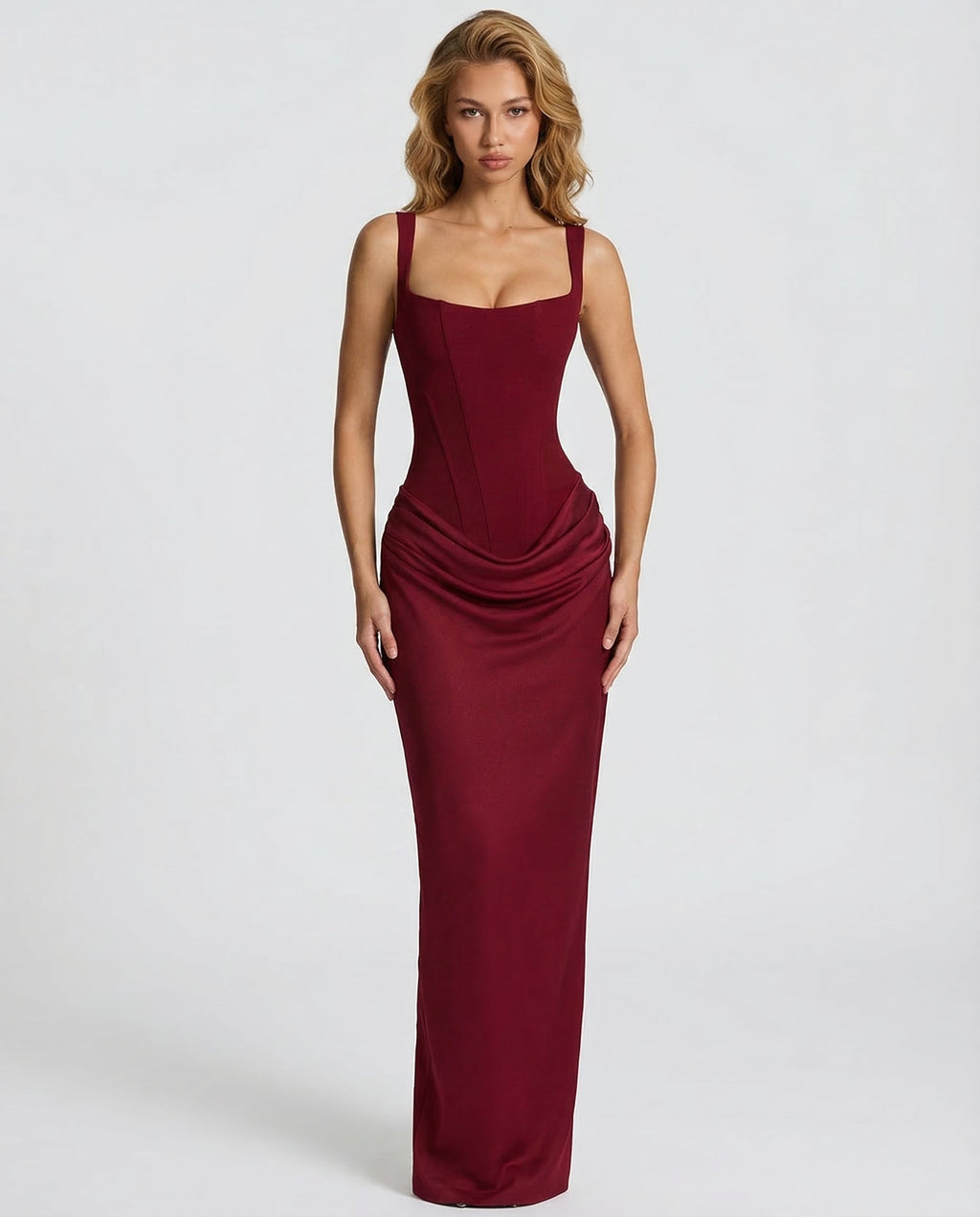 SOFÍA | VESTIDO MAXI RELOJ DE ARENA