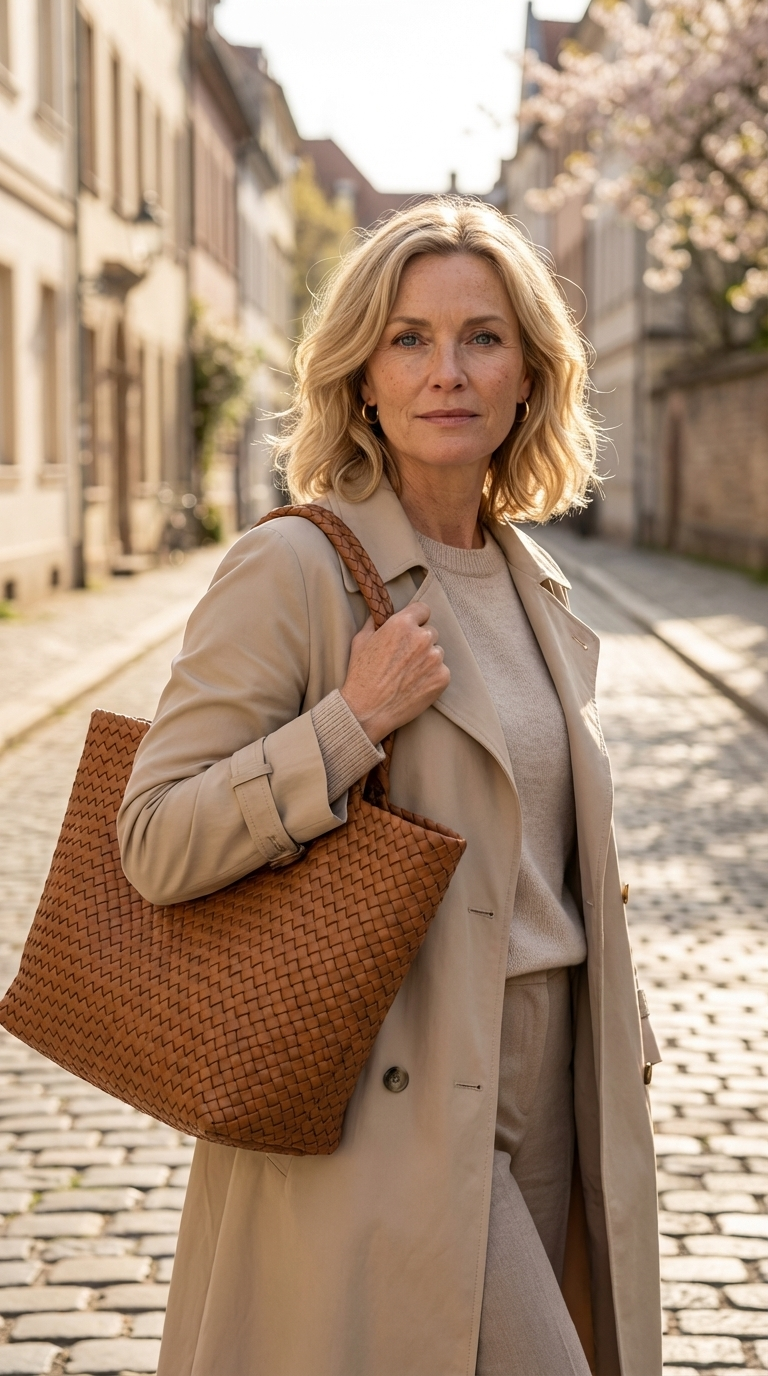 BOLSO TOTE DE CUERO HECHO A MANO