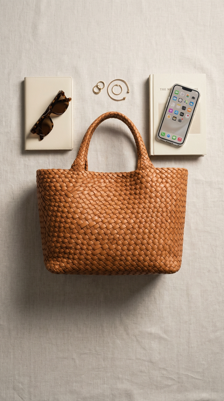 BOLSO TOTE DE CUERO HECHO A MANO