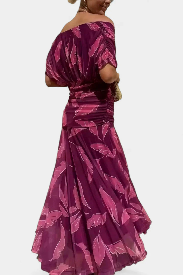 Vestido floral de elegancia ligera