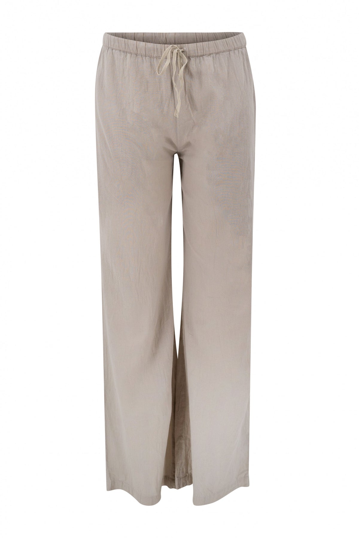 Pantalón Agar bordado taupe claro, vista frontal