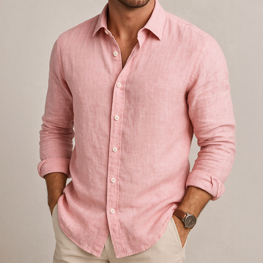 Camisa de lino esencial