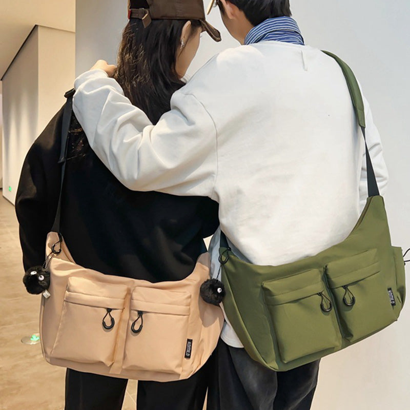 Edurne | Bolso bandolera de lona de gran capacidad
