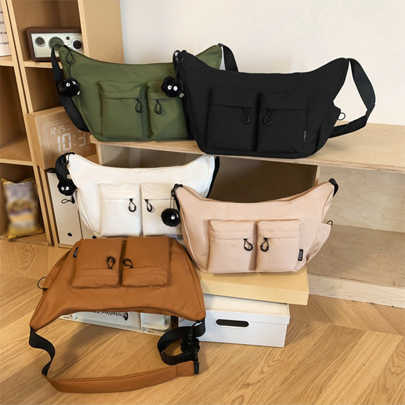 Edurne | Bolso bandolera de lona de gran capacidad