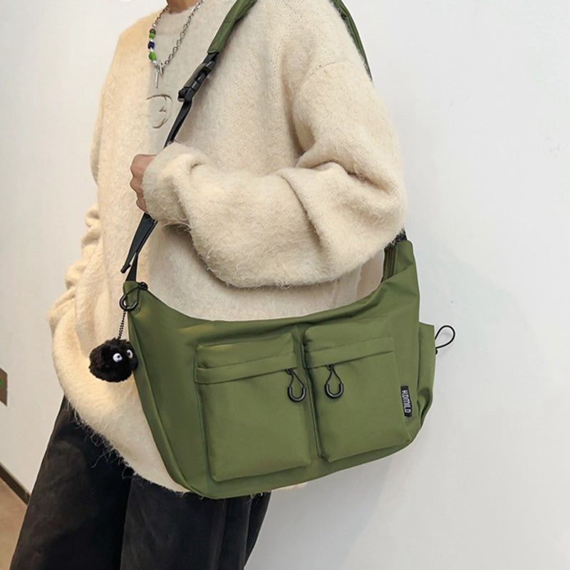 Edurne | Bolso bandolera de lona de gran capacidad