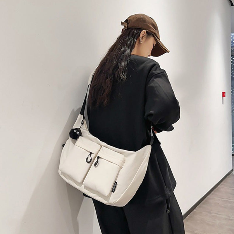 Edurne | Bolso bandolera de lona de gran capacidad