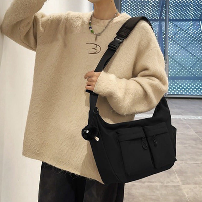 Edurne | Bolso bandolera de lona de gran capacidad