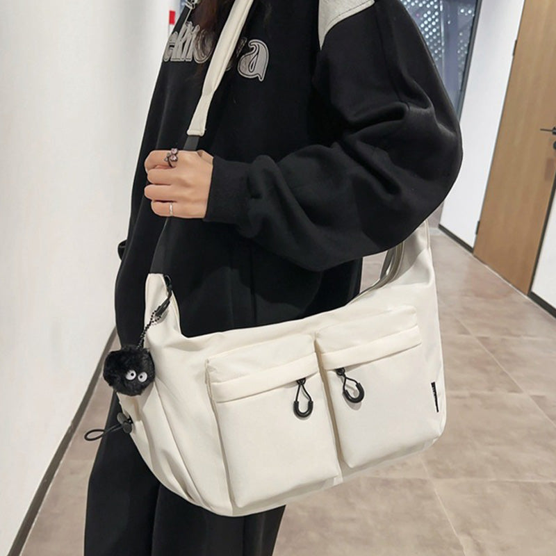 Edurne | Bolso bandolera de lona de gran capacidad