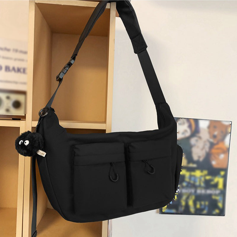 Edurne | Bolso bandolera de lona de gran capacidad