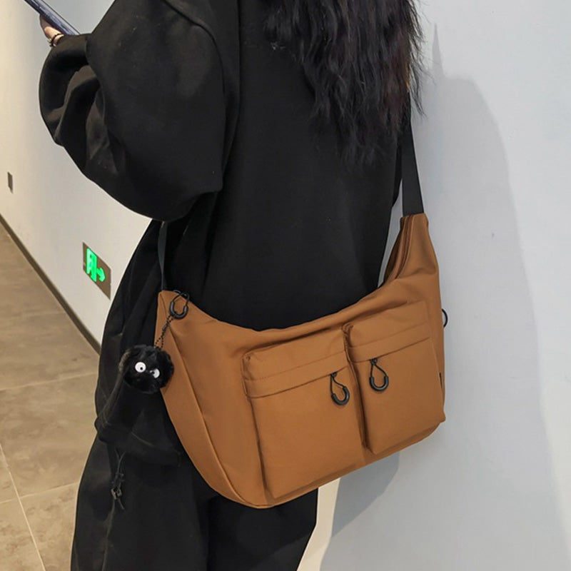 Edurne | Bolso bandolera de lona de gran capacidad