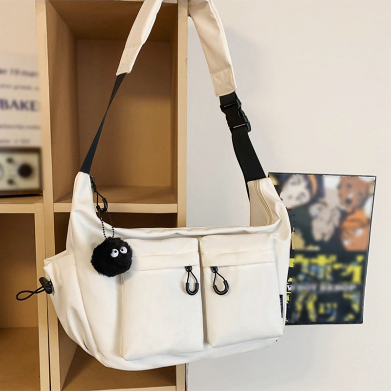 Edurne | Bolso bandolera de lona de gran capacidad