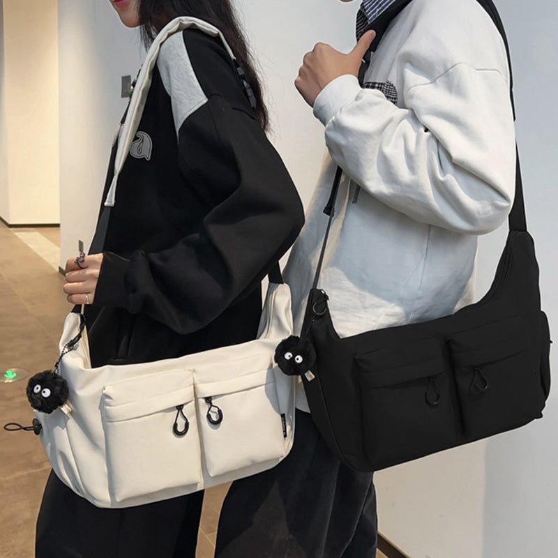 Edurne | Bolso bandolera de lona de gran capacidad