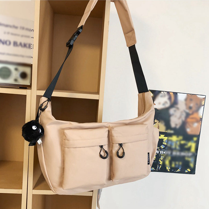 Edurne | Bolso bandolera de lona de gran capacidad