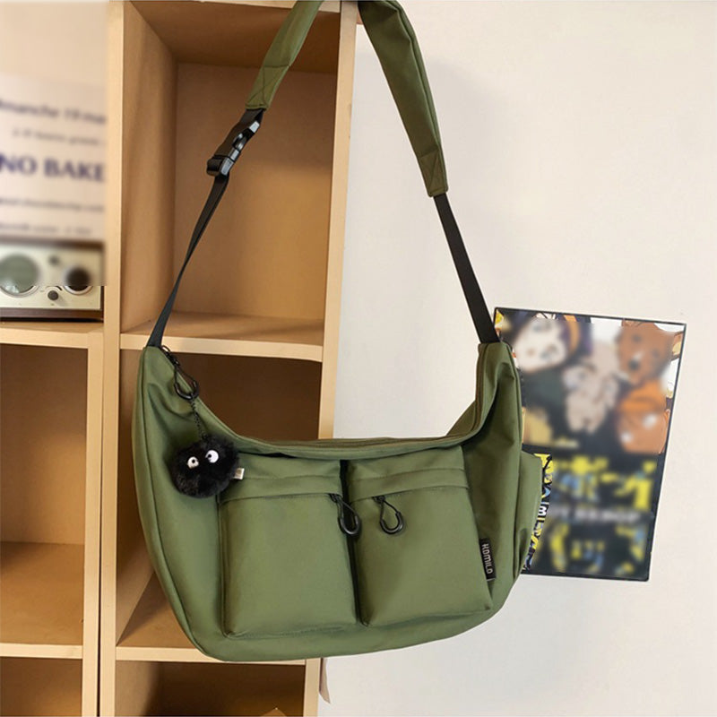 Edurne | Bolso bandolera de lona de gran capacidad