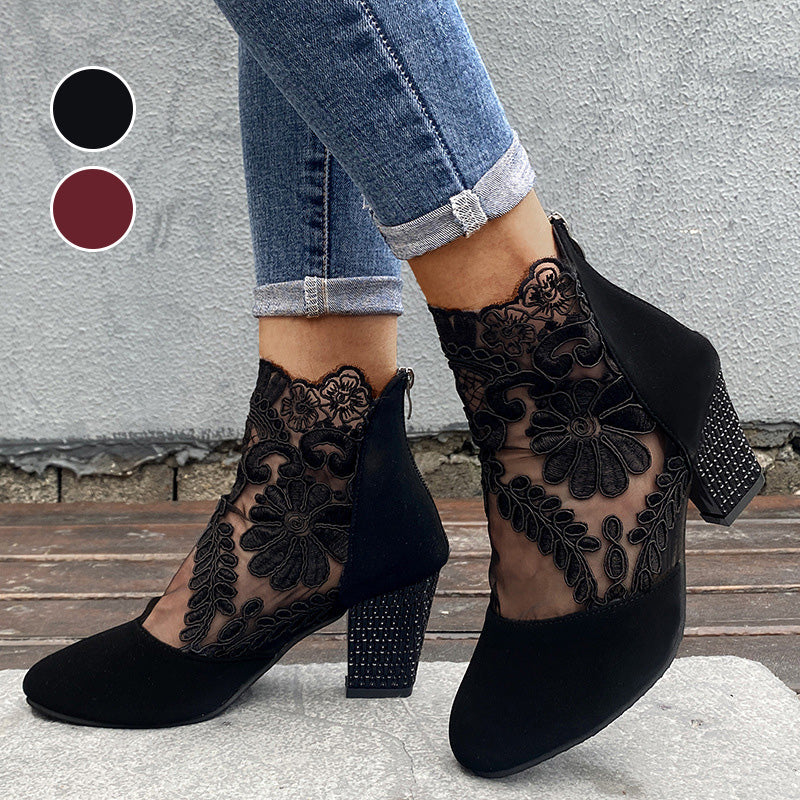 Yasmin | Tacones altos para mujer con punta elegante