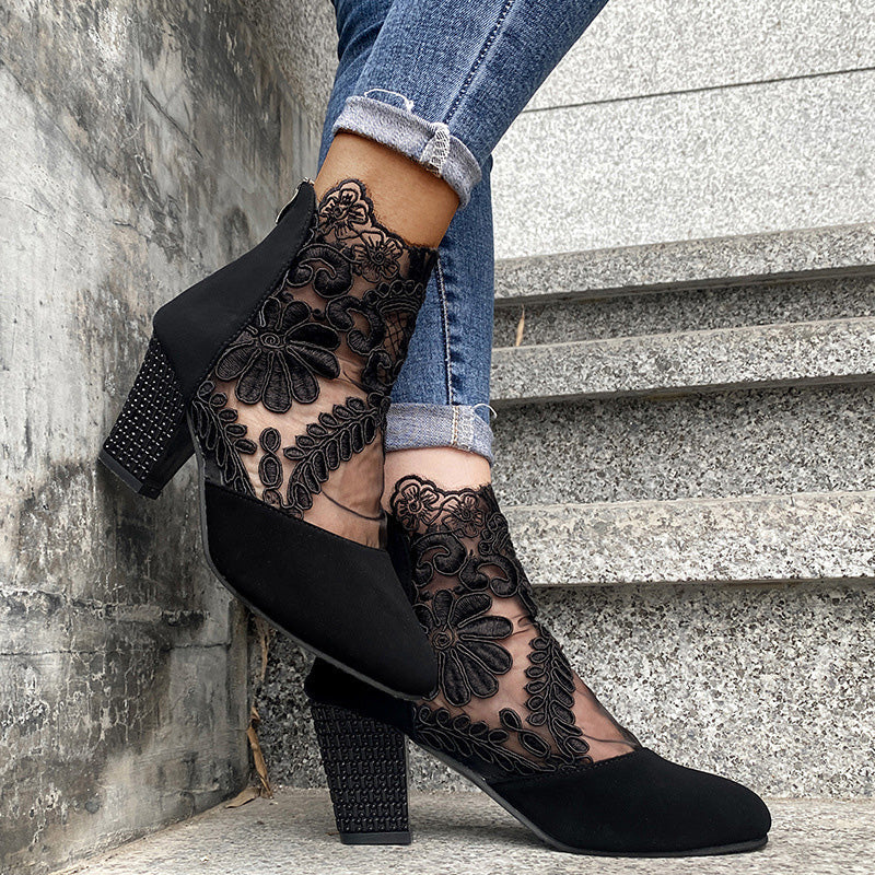 Yasmin | Tacones altos para mujer con punta elegante