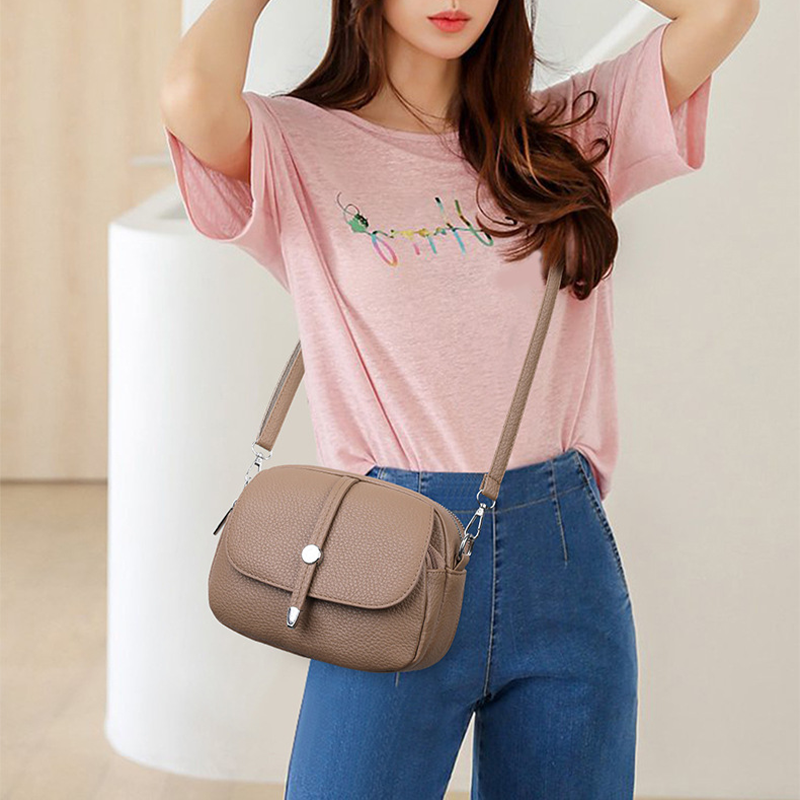 Elsa | Bolso bandolera ligero de color liso para mujer