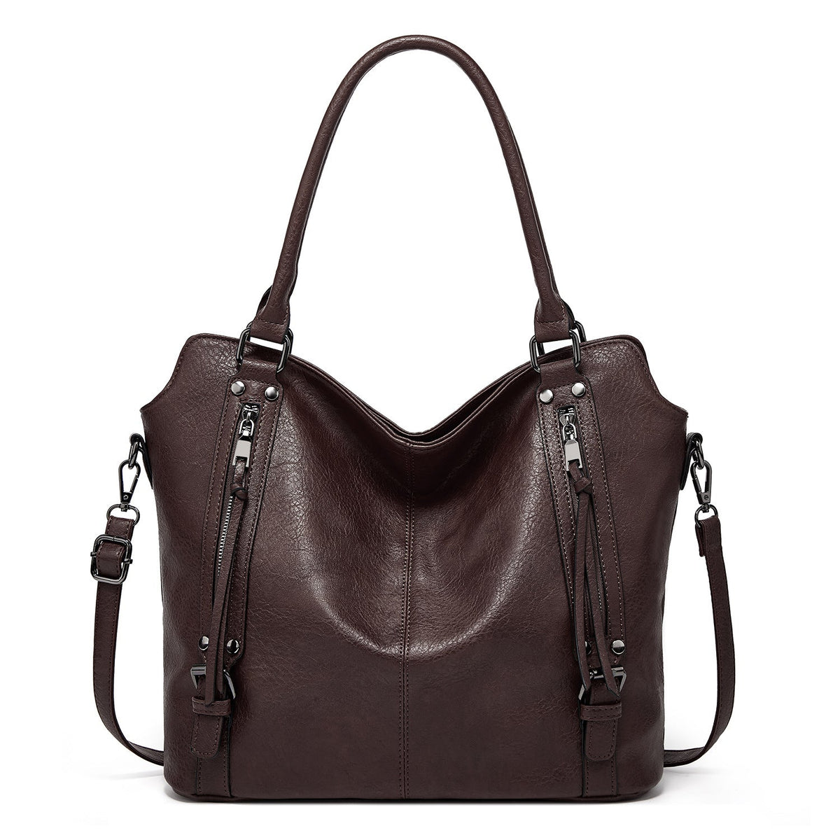 Gioia| Shopper para mujer de cuero PU – Versátil, con prácticos compartimentos.