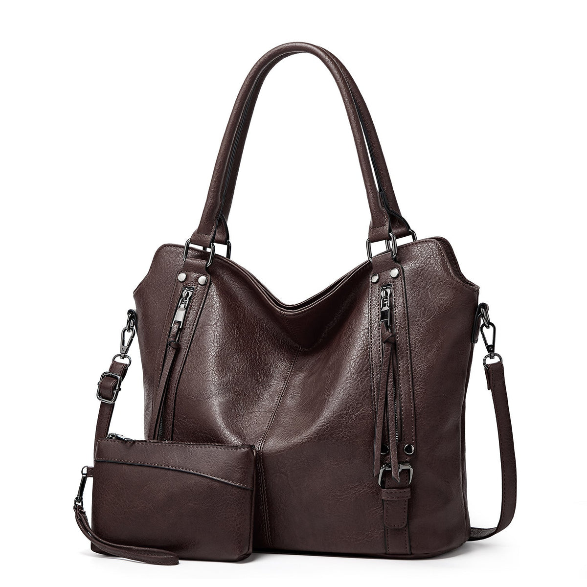 Gioia| Shopper para mujer de cuero PU – Versátil, con prácticos compartimentos.