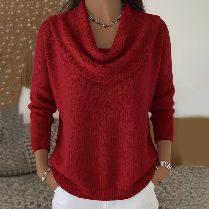 Ayla |  Jersey de cuello vuelto elegante y cómodo para mujer
