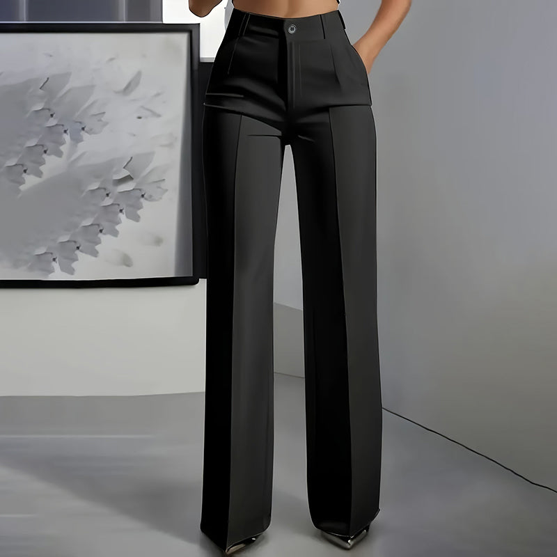 Leire | Pantalón de Vestir Mujer de Pierna Ancha – Elegante, Cómodo y Versátil.Oferta!!!