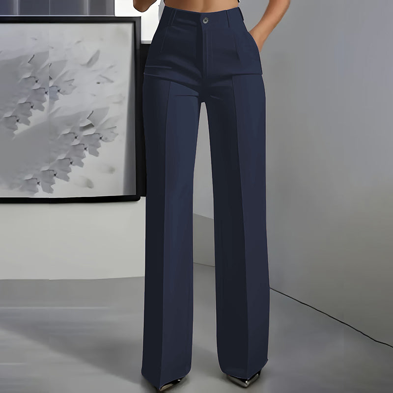 Leire | Pantalón de Vestir Mujer de Pierna Ancha – Elegante, Cómodo y Versátil.Oferta!!!