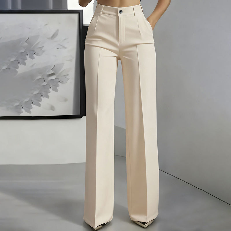 Leire | Pantalón de Vestir Mujer de Pierna Ancha – Elegante, Cómodo y Versátil.Oferta!!!