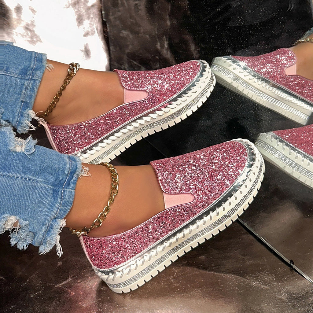 Viviana | Zapatos Slip-On Cómodos con Lentejuelas para Mujer