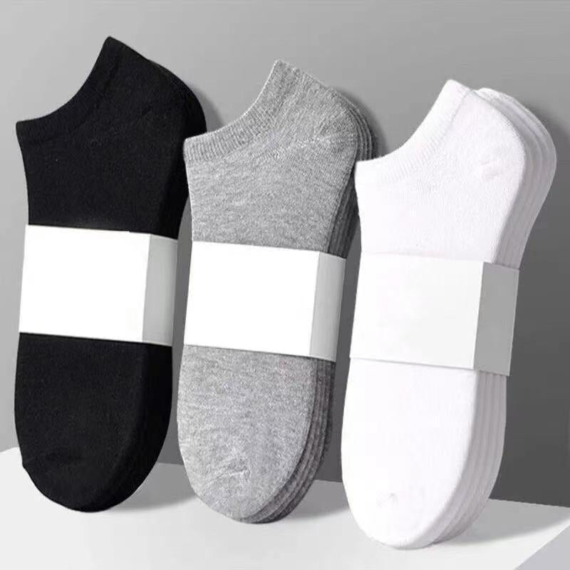 Pack de 3 pares de calcetines deportivos transpirables de mezcla de algodón, talla única