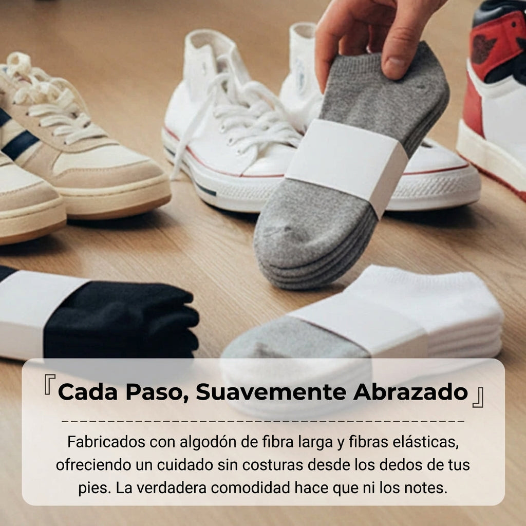 Pack de 3 pares de calcetines deportivos transpirables de mezcla de algodón, talla única