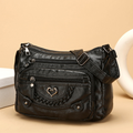 Aurora | Bolso bandolera para mujer de suave cuero PU – con varios compartimentos