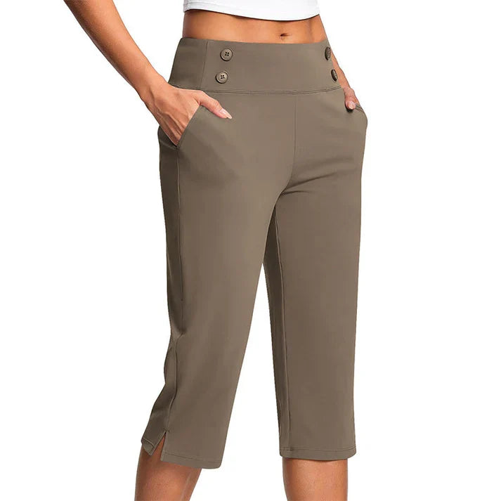 Pantalones de yoga elegantes con efecto moldeador