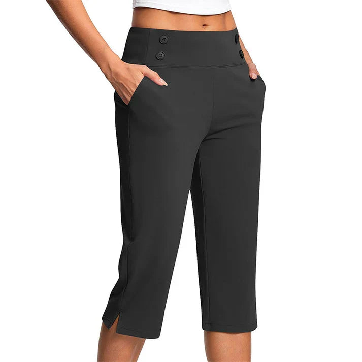 Pantalones de yoga elegantes con efecto moldeador
