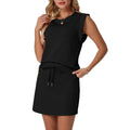Conjunto de top moderno y falda ajustable