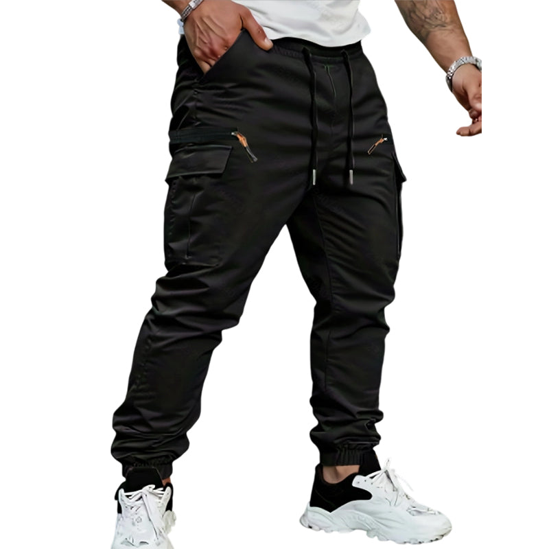 Nicolas | Pantalones jogger casuales para hombre con múltiples bolsillos – Cómodos y elásticos