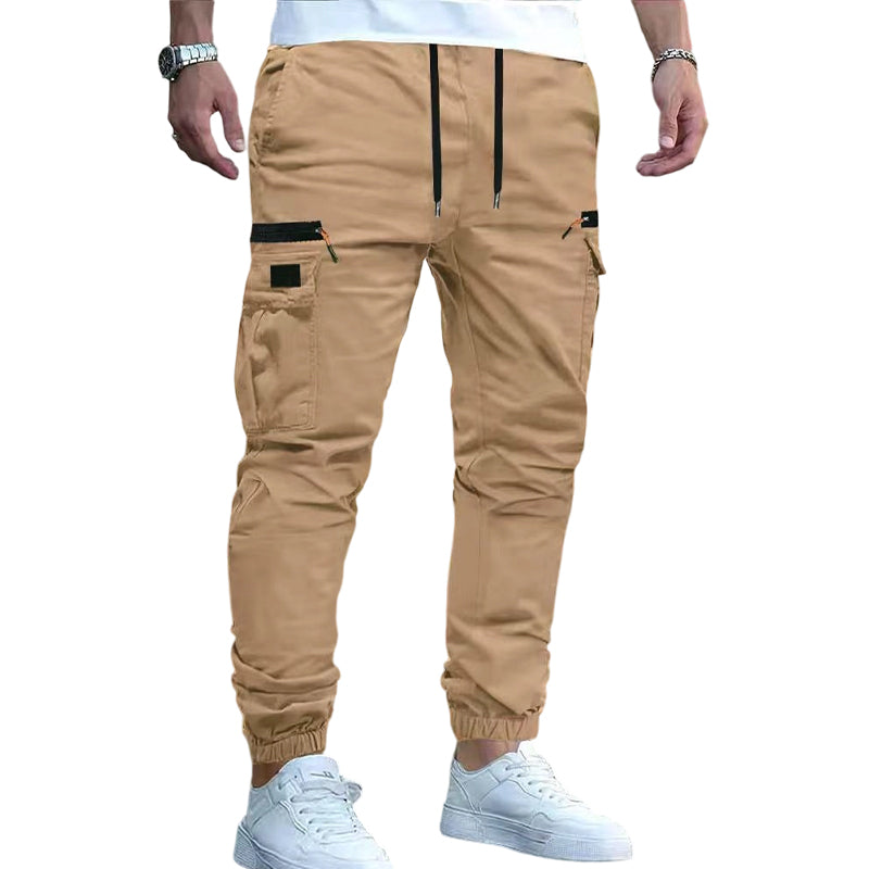 Nicolas | Pantalones jogger casuales para hombre con múltiples bolsillos – Cómodos y elásticos