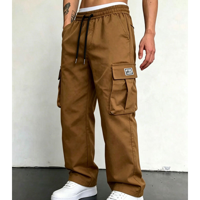 Ivan | Pantalones cargo para hombre de corte holgado- Cómodos, versátiles y con múltiples bolsillos