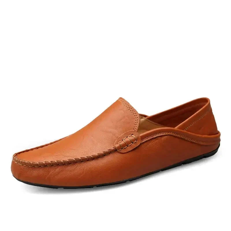 Bruno | Mocasines de cuero para hombre, hechos a mano al estilo milanés.