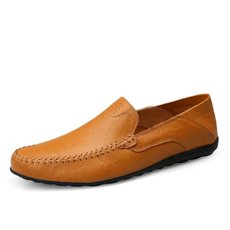 Bruno | Mocasines de cuero para hombre, hechos a mano al estilo milanés.