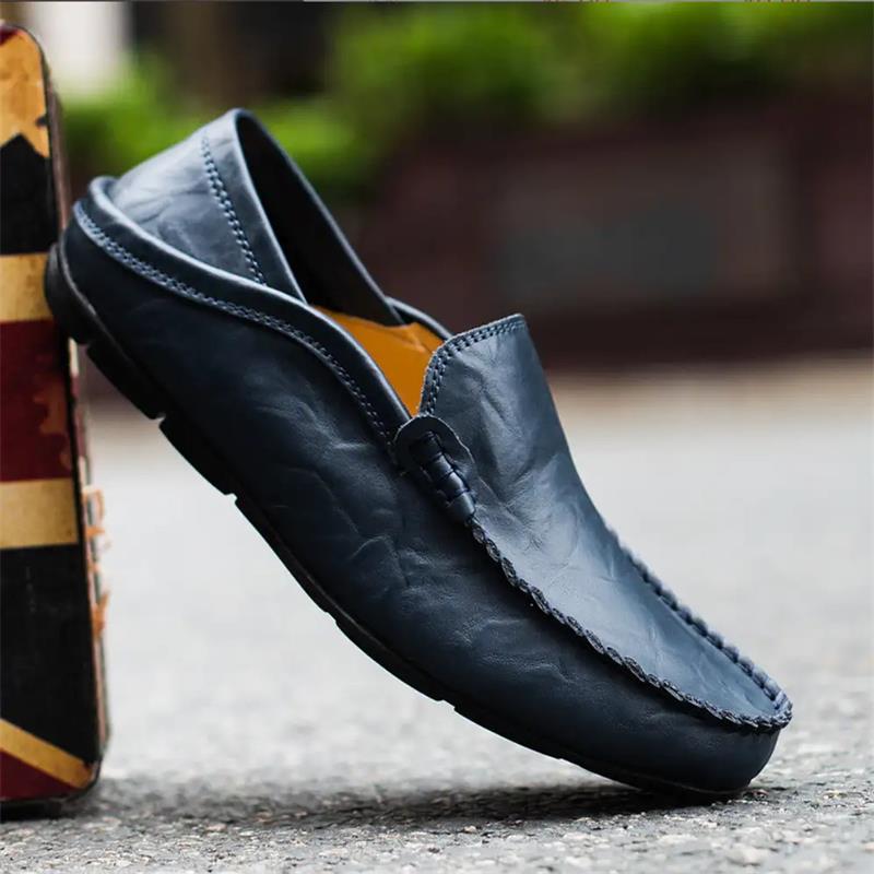 Bruno | Mocasines de cuero para hombre, hechos a mano al estilo milanés.
