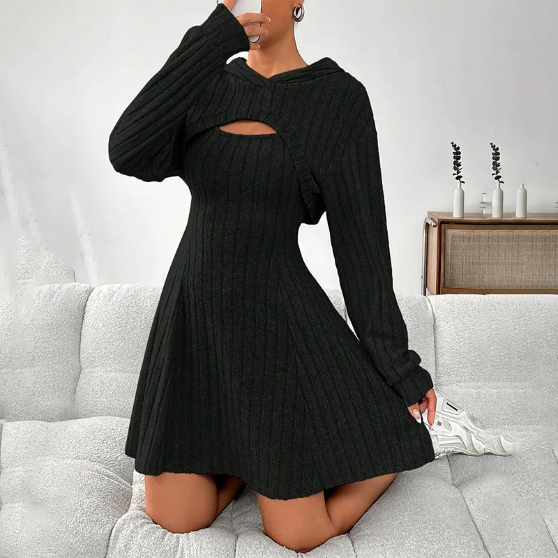 Diana | Vestido acanalado de mujer- estilo casual