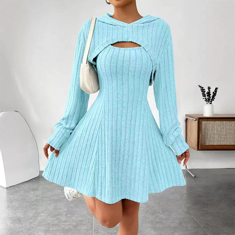 Diana | Vestido acanalado de mujer- estilo casual