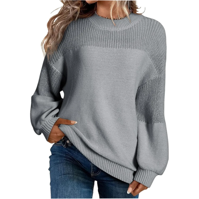 Luné | Jersey de punto de manga larga holgado para mujer
