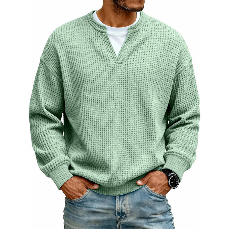 Adrián | Jersey de punto gofre texturizado para hombre