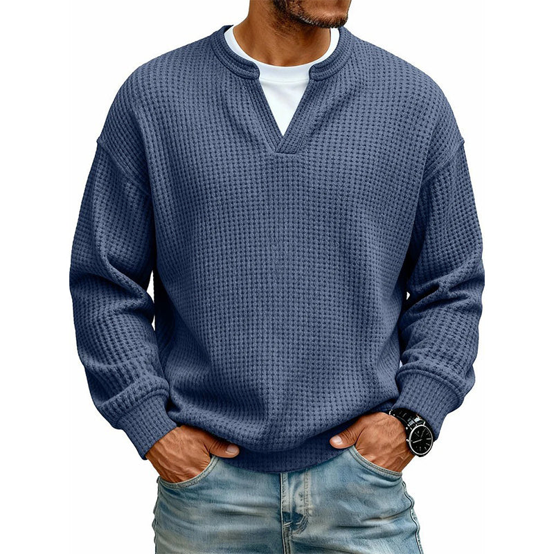 Adrián | Jersey de punto gofre texturizado para hombre