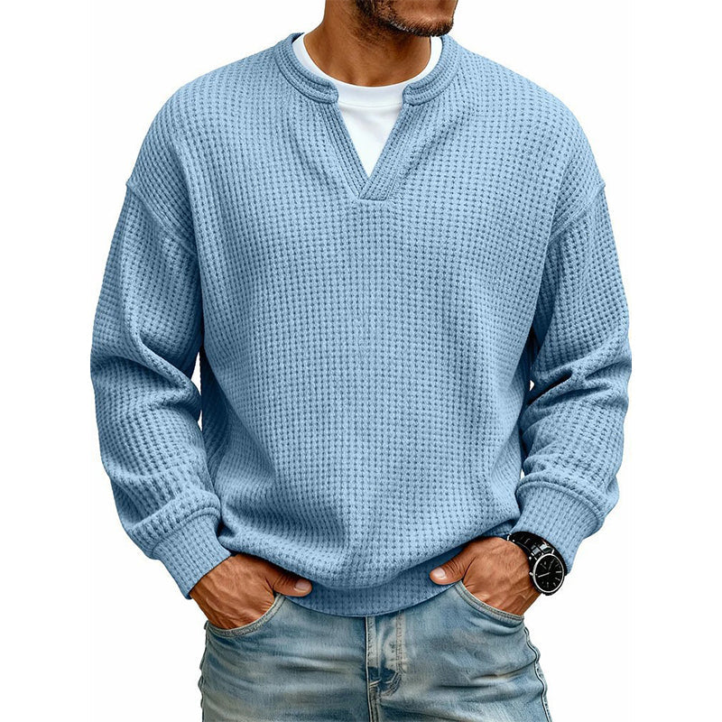 Adrián | Jersey de punto gofre texturizado para hombre