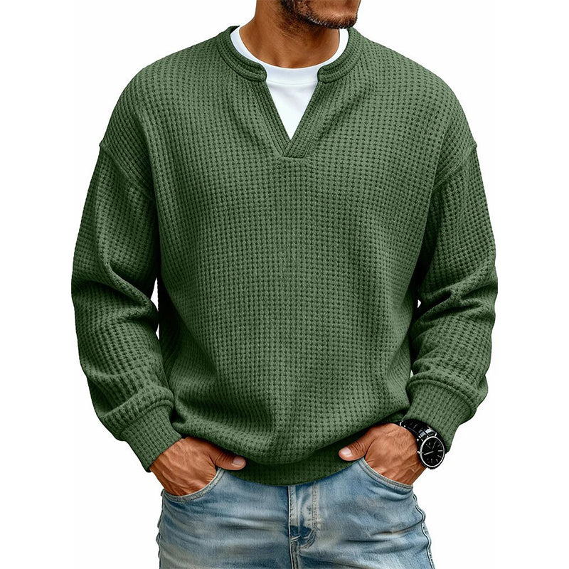 Adrián | Jersey de punto gofre texturizado para hombre